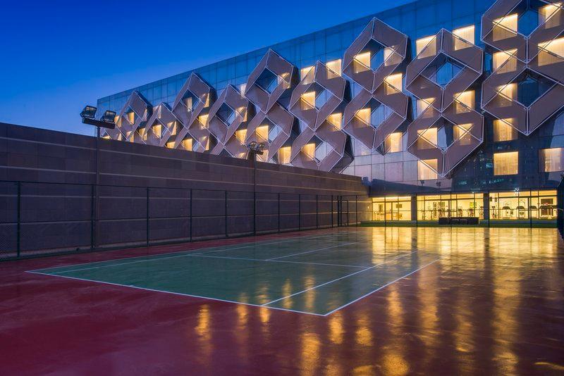Crowne Plaza Riyadh - Rdc Hotel & Convention By Ihg Eksteriør bilde The sports hall